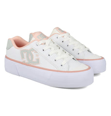Chelsea Platform Shoes - Wht/Gry/Blush White/Gry/Blush