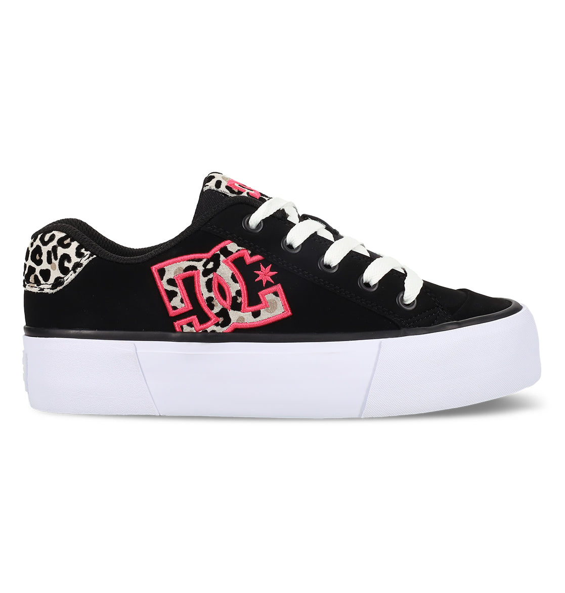 Chelsea Platform Shoes - Blk/Pnk/Leopd Black/Pink/Leopard