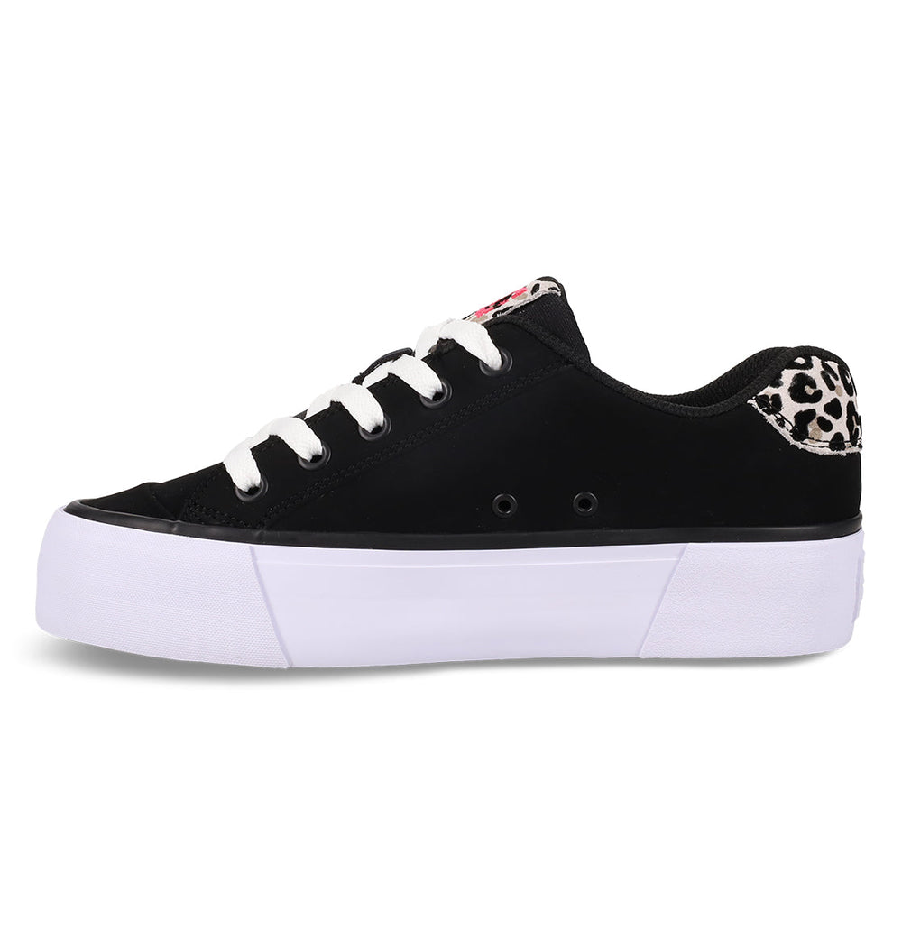 Chelsea Platform Shoes - Blk/Pnk/Leopd Black/Pink/Leopard