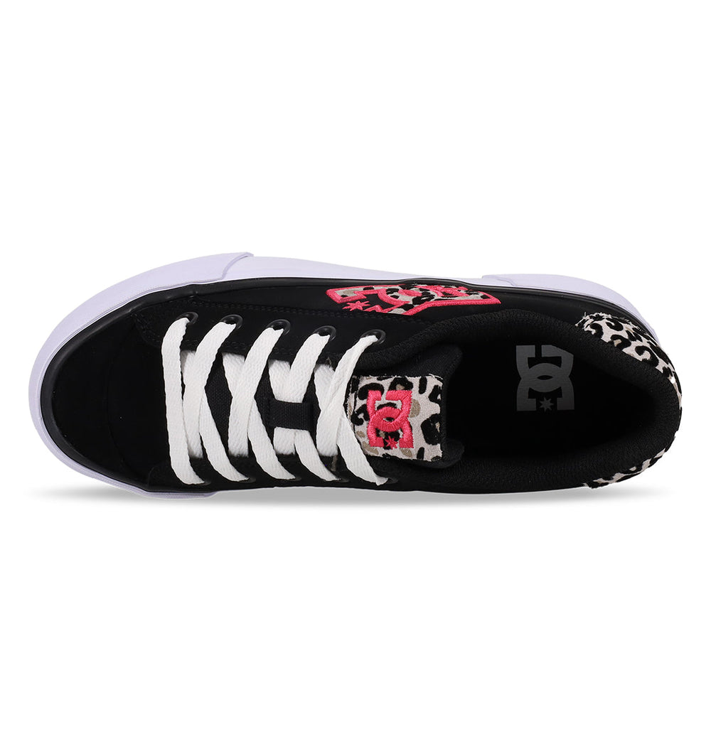 Chelsea Platform Shoes - Blk/Pnk/Leopd Black/Pink/Leopard