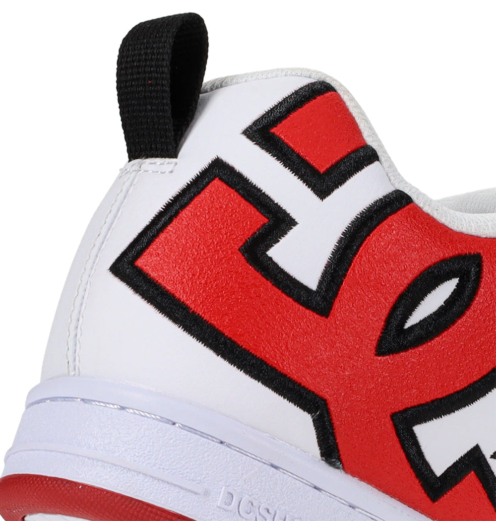 Court Graffik Shoes - White/Red White/Red