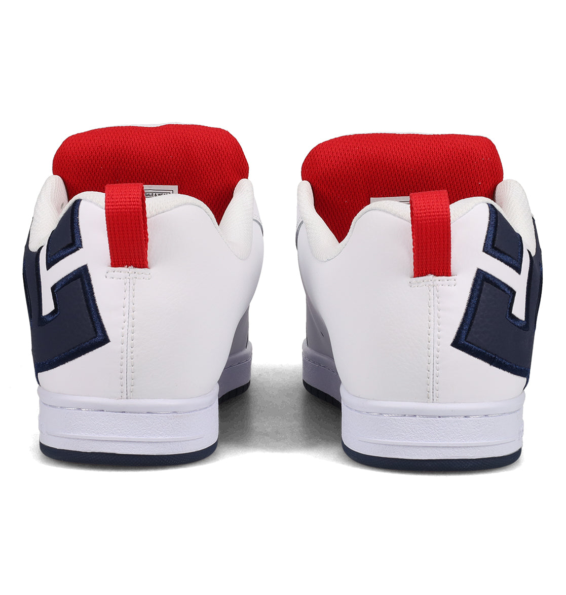 Court Graffik Shoes - White/Navy/Red White/Navy/Red