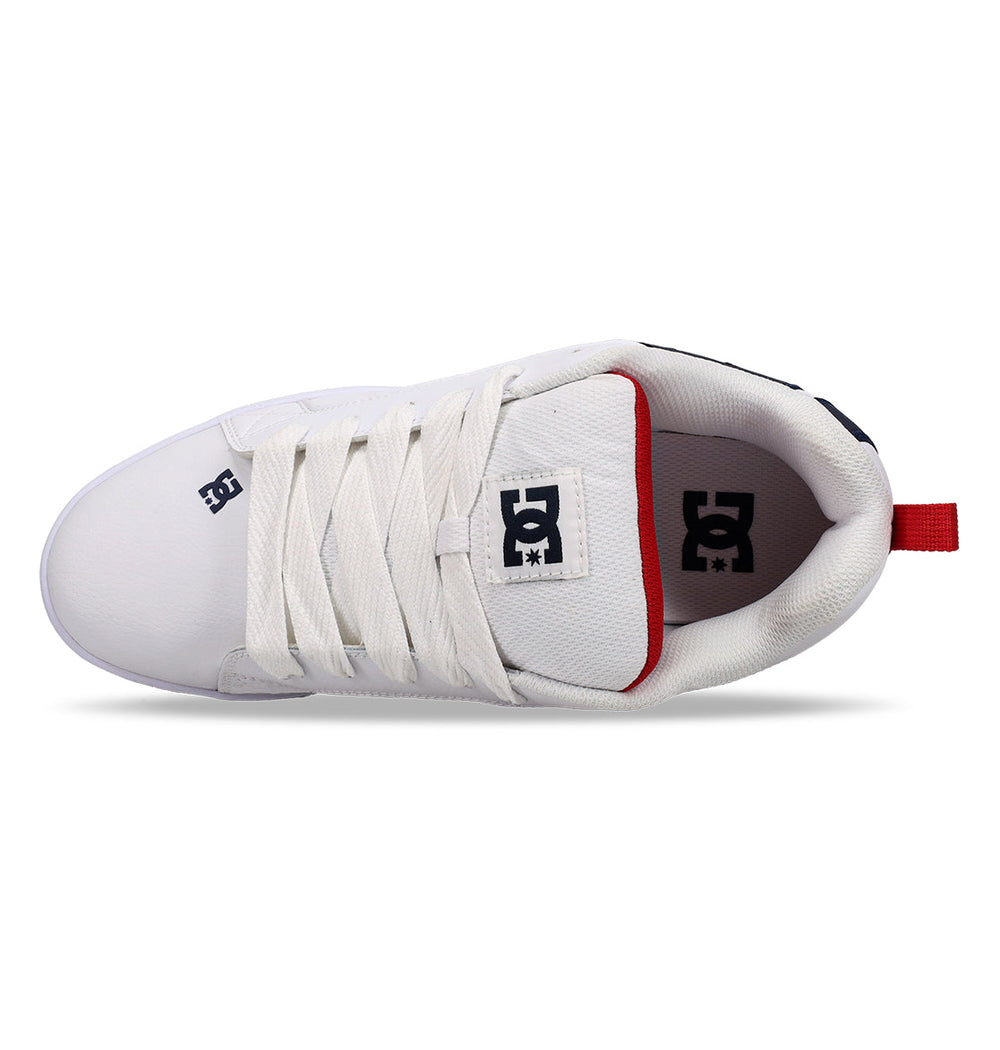 Court Graffik Shoes - White/Navy/Red White/Navy/Red
