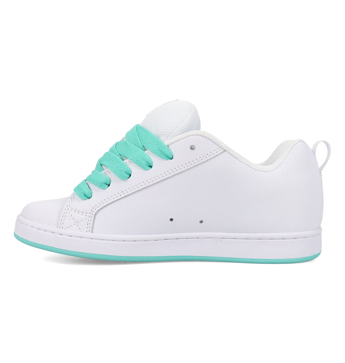 Court Graffik Shoes - White/Aqua White/Aqua