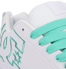 Court Graffik Shoes - White/Aqua White/Aqua