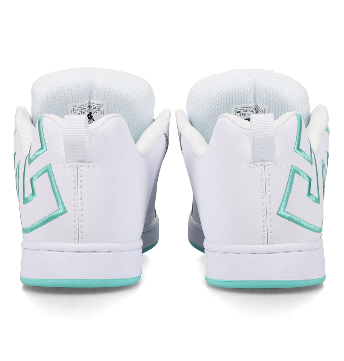 Court Graffik Shoes - White/Aqua White/Aqua