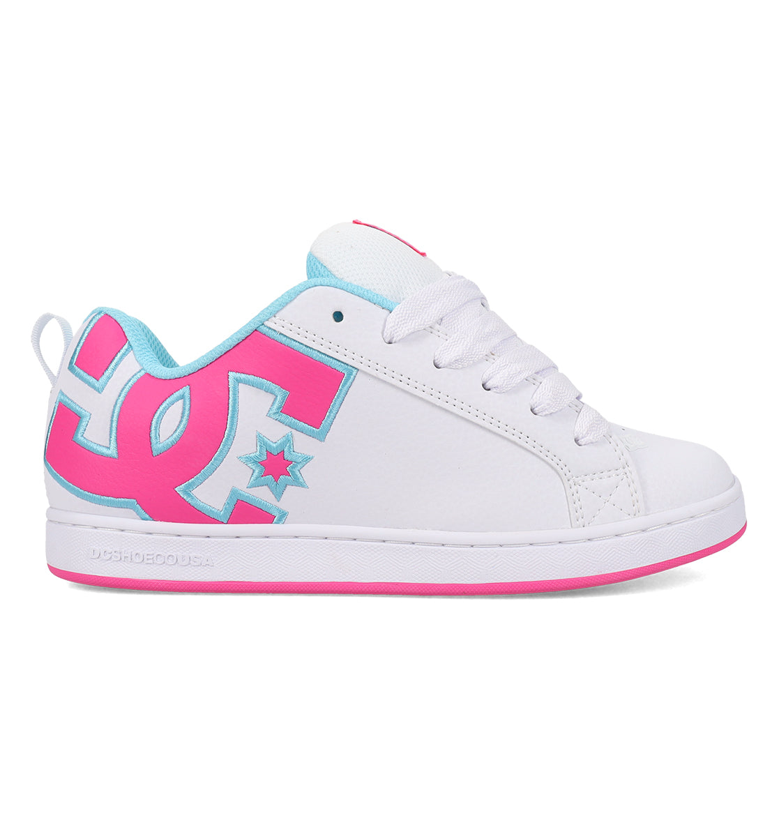Court Graffik Shoes - Wh/Htpnk/Tur White/Hotpk/Turquoise