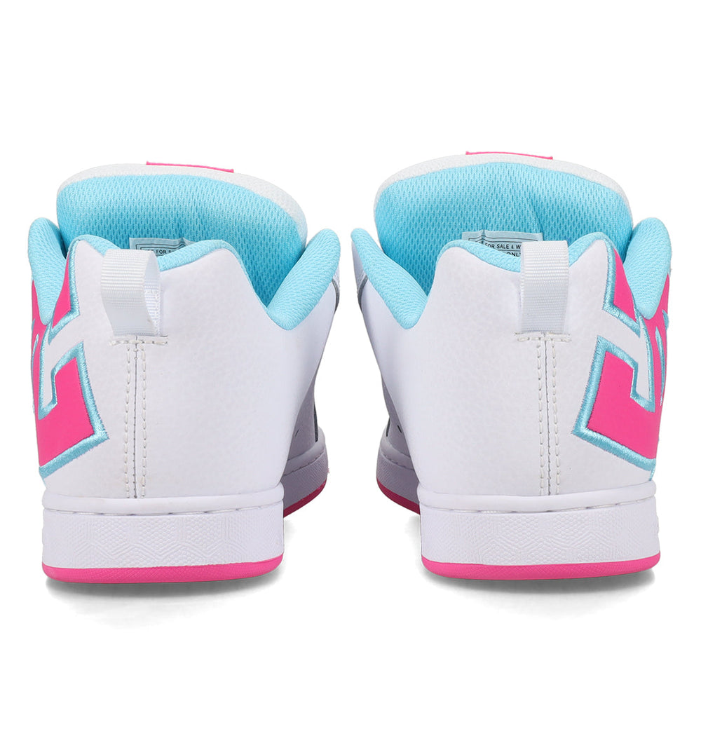 Court Graffik Shoes - Wh/Htpnk/Tur White/Hotpk/Turquoise
