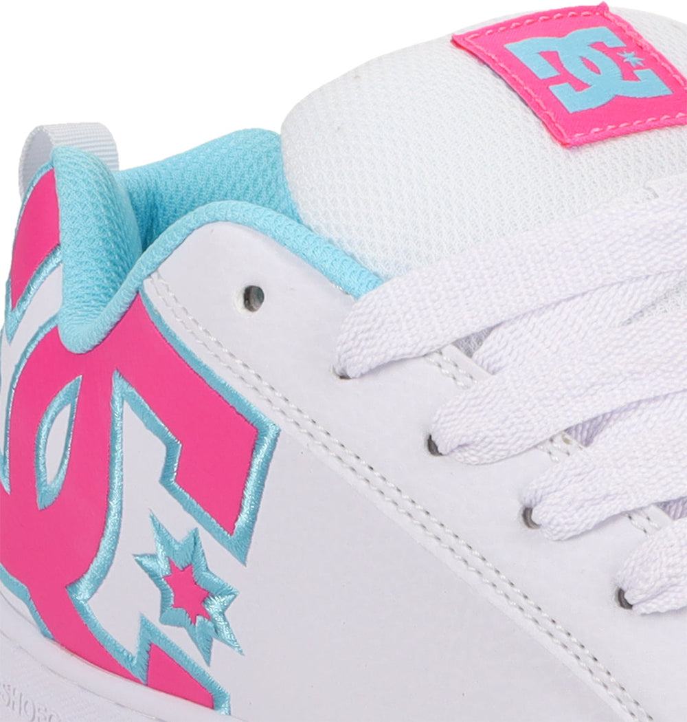 Court Graffik Shoes - Wh/Htpnk/Tur White/Hotpk/Turquoise