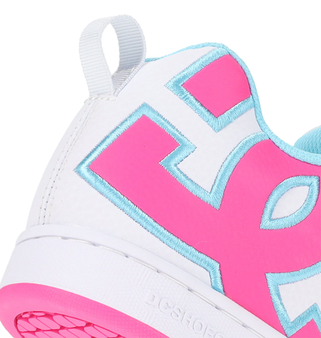 Court Graffik Shoes - Wh/Htpnk/Tur White/Hotpk/Turquoise