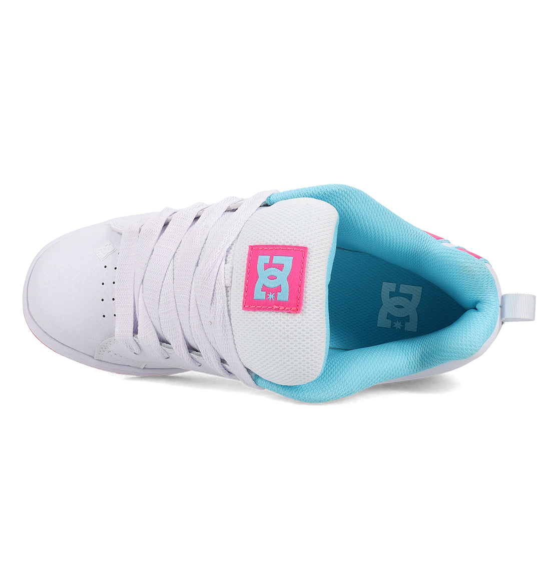 Court Graffik Shoes - Wh/Htpnk/Tur White/Hotpk/Turquoise