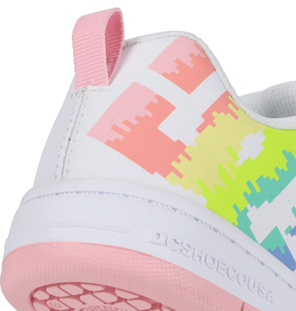 Court Graffik Shoes - Wht/Ltpnk/Mlt White/Ltpnk/Multi