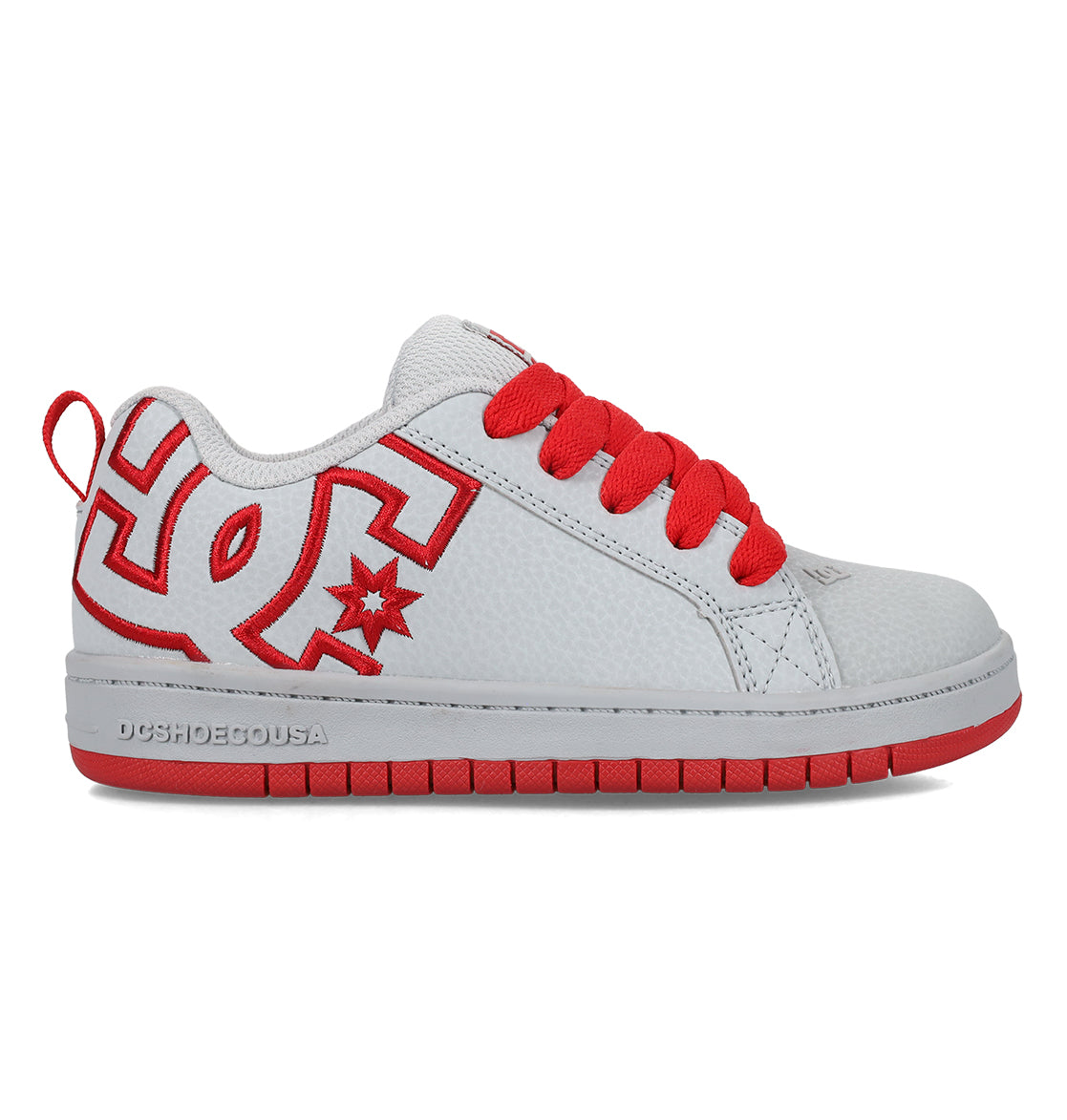 Court Graffik Shoes - Grey/Red Gray/Red