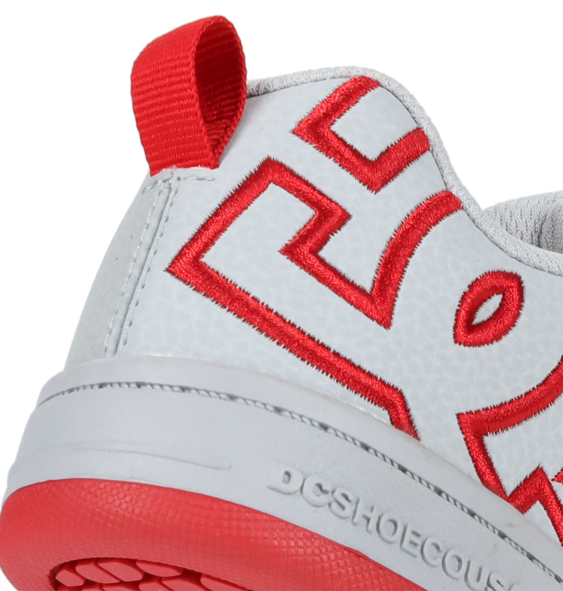 Court Graffik Shoes - Grey/Red Gray/Red