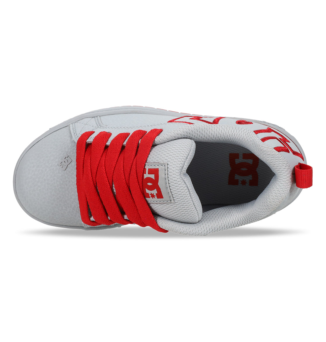Court Graffik Shoes - Grey/Red Gray/Red