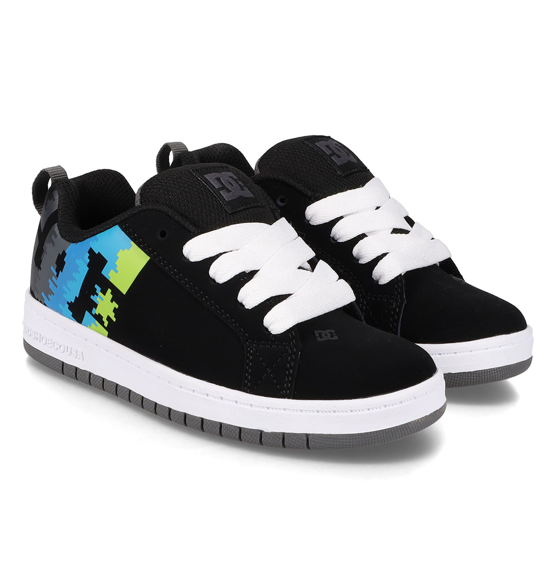 Court Graffik Shoes - Black/Multi Black W/Multi Color