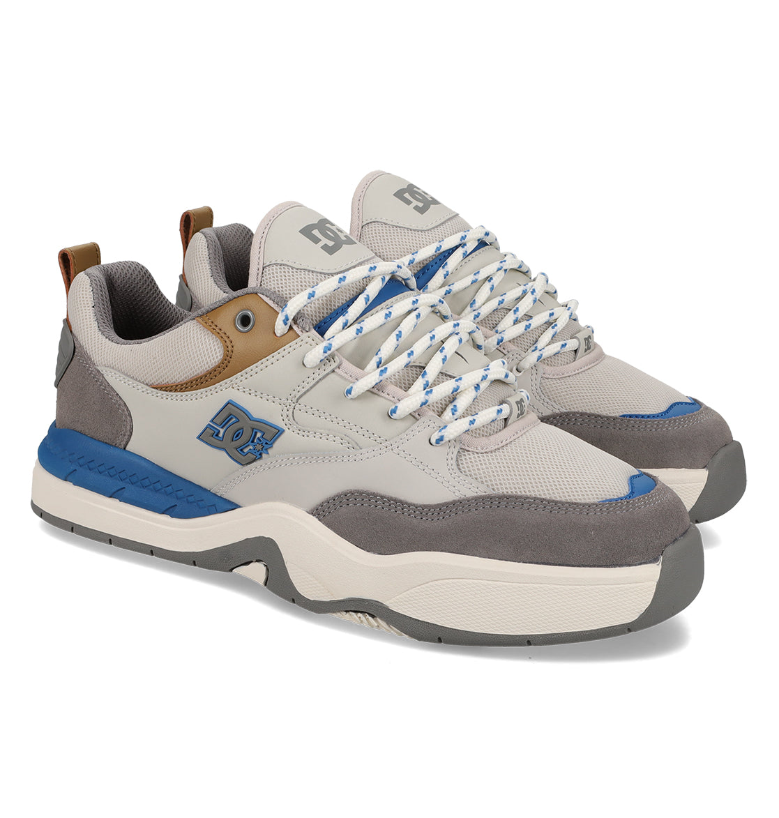 Ascend Skate Shoes - Grey/Tan/Blue Grey/Tan/Blue