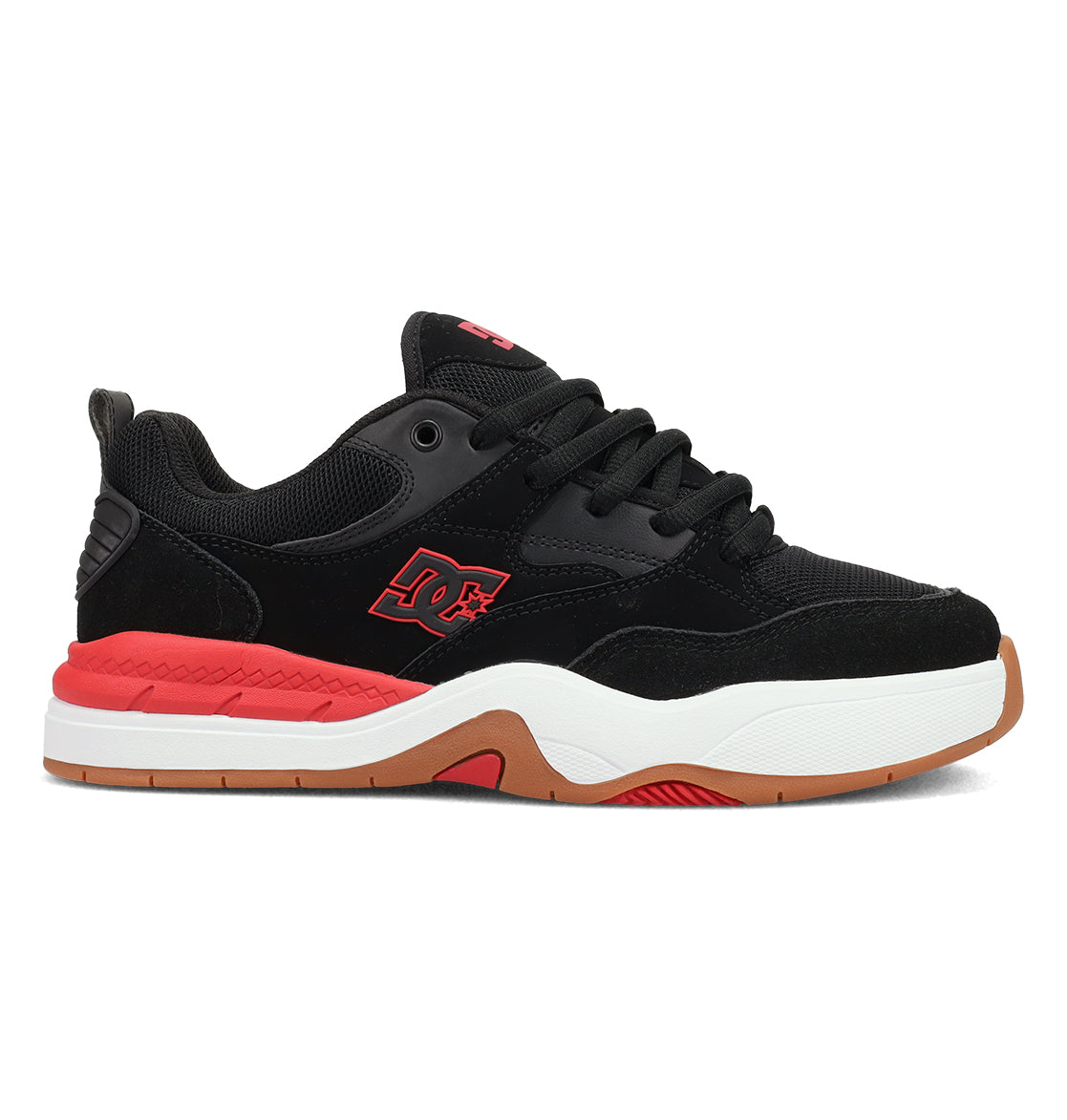 Ascend S Skate Shoes - Black/Black/Red Black/Red