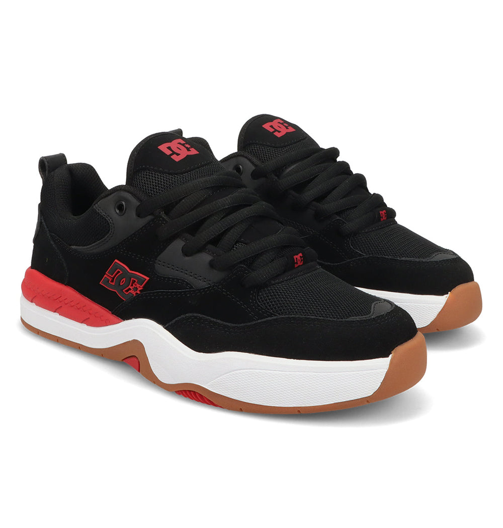 Ascend S Skate Shoes - Black/Black/Red Black/Red