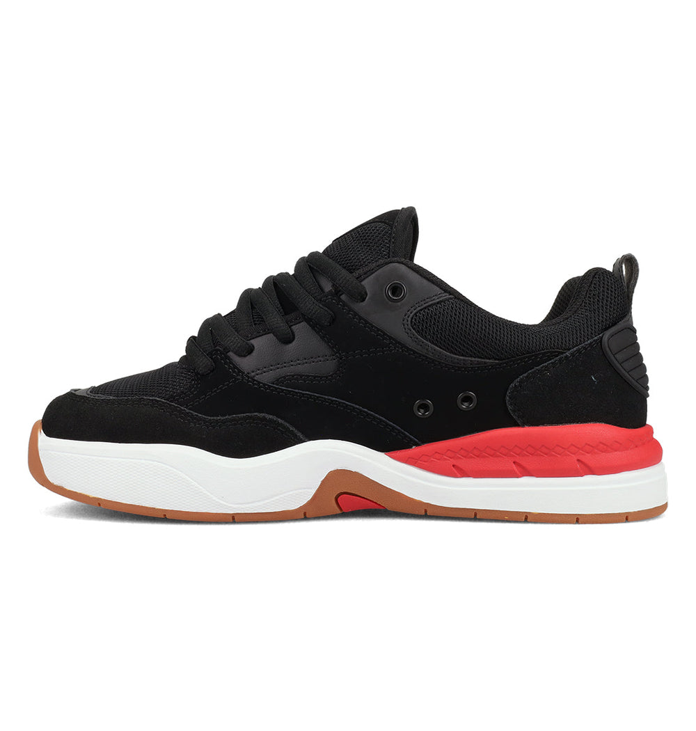 Ascend S Skate Shoes - Black/Black/Red Black/Red