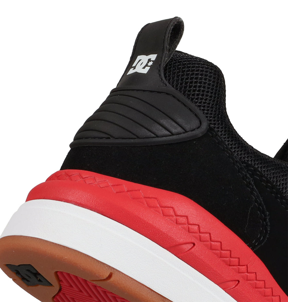 Ascend S Skate Shoes - Black/Black/Red Black/Red