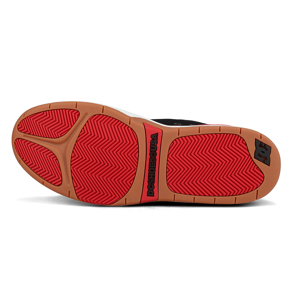 Ascend S Skate Shoes - Black/Black/Red Black/Red