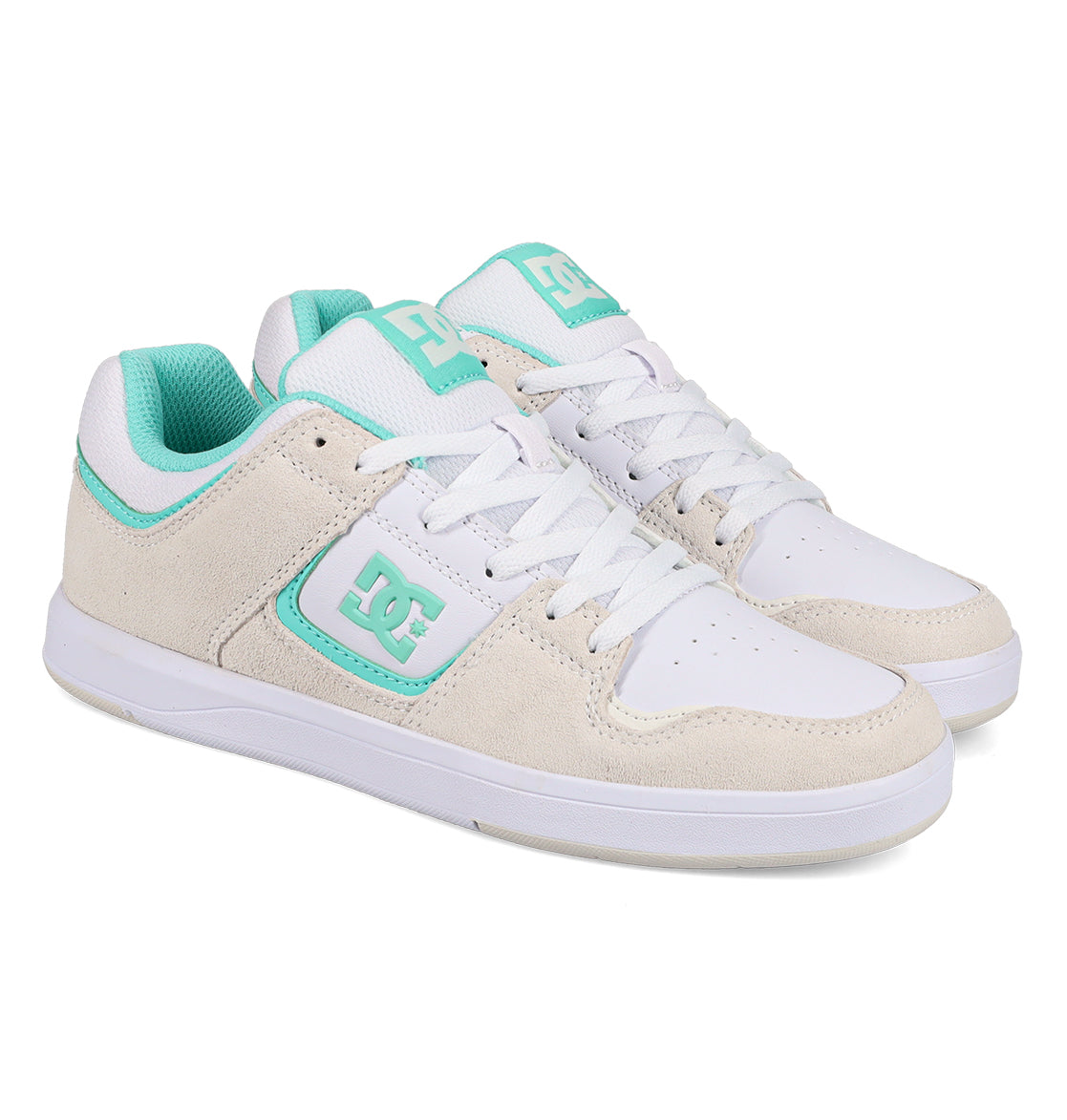 DC Cure Shoes - White/Mint
