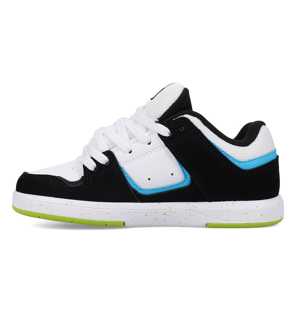 DC Cure Shoes - Blk/Wht/Blu/Grn Black/Wht/Blu/Grn
