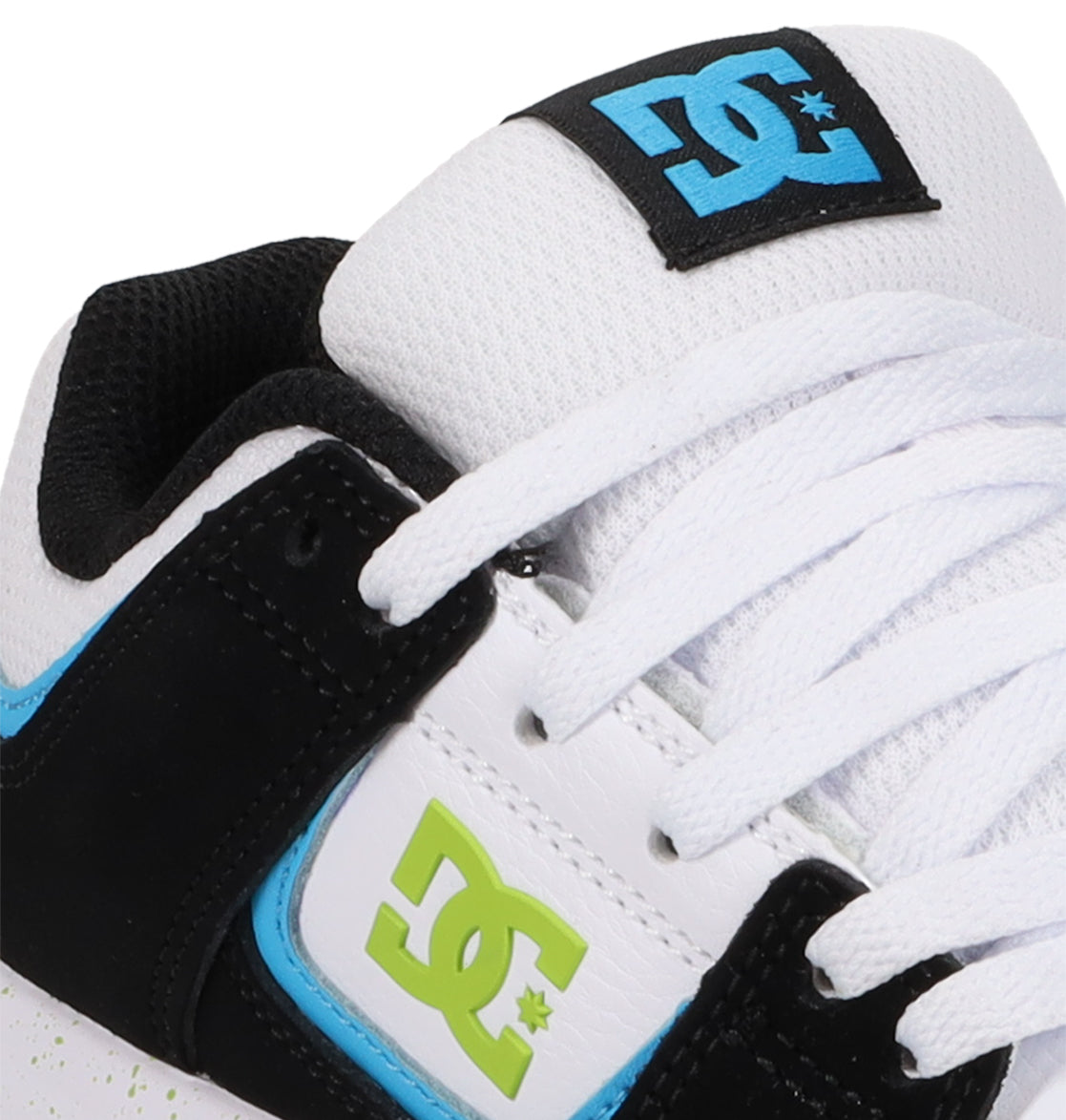 DC Cure Shoes - Blk/Wht/Blu/Grn Black/Wht/Blu/Grn