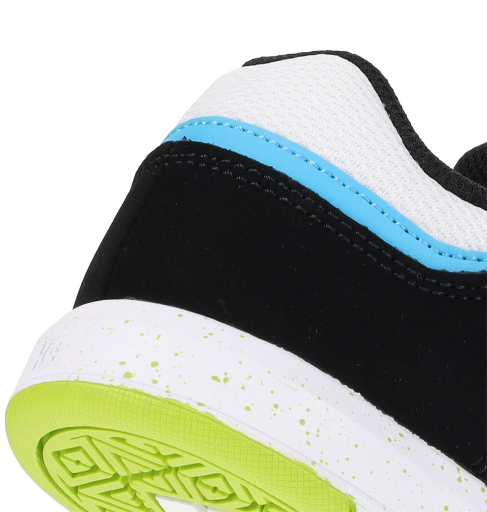 DC Cure Shoes - Blk/Wht/Blu/Grn Black/Wht/Blu/Grn