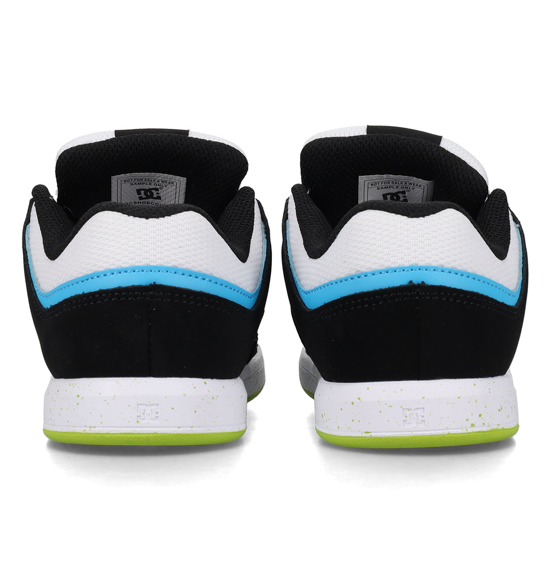 DC Cure Shoes - Blk/Wht/Blu/Grn Black/Wht/Blu/Grn