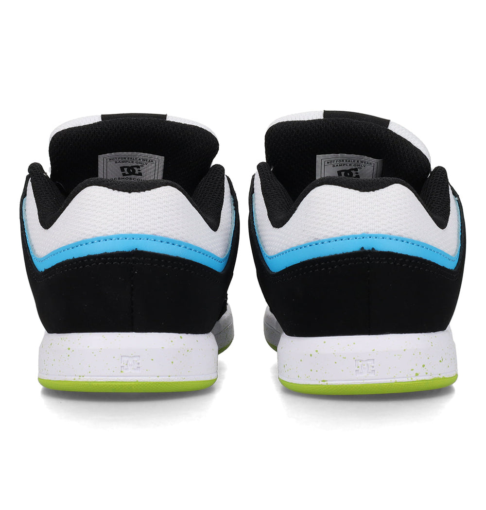 DC Cure Shoes - Blk/Wht/Blu/Grn Black/Wht/Blu/Grn