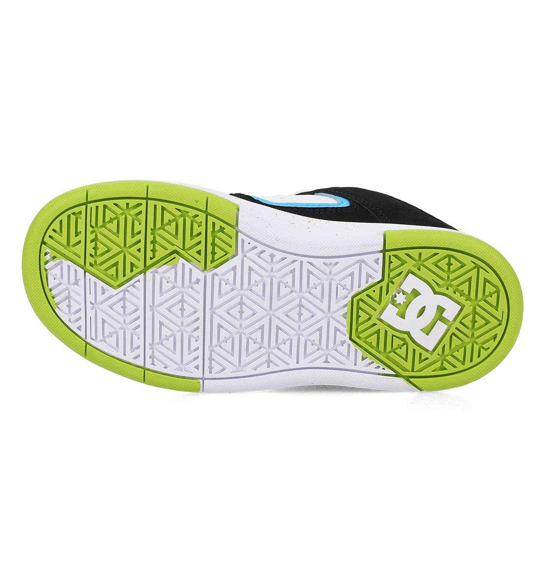 DC Cure Shoes - Blk/Wht/Blu/Grn Black/Wht/Blu/Grn