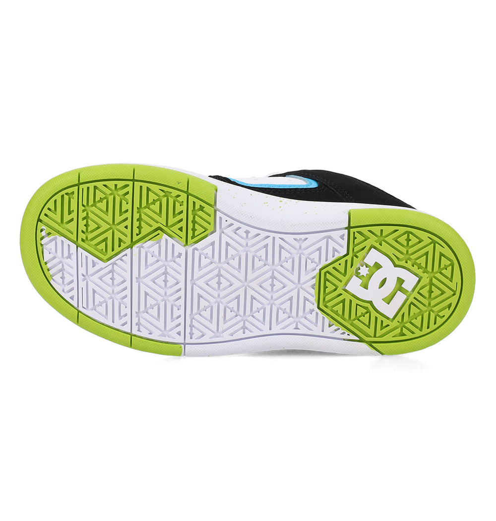 DC Cure Shoes - Blk/Wht/Blu/Grn Black/Wht/Blu/Grn