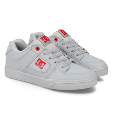 Pure Elastic Lace Shoes - Grey/Grey/Red Gray/Red