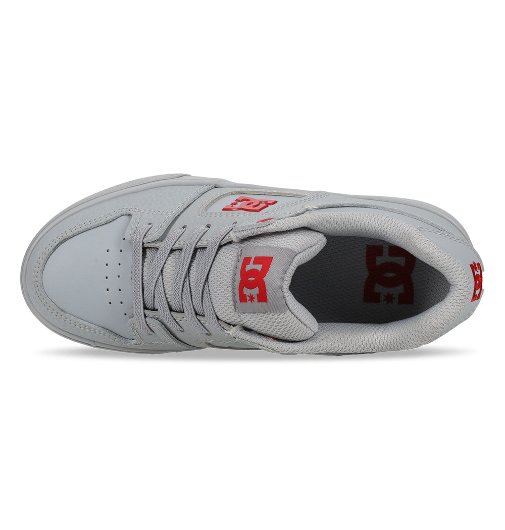 Pure Elastic Lace Shoes - Grey/Grey/Red Gray/Red