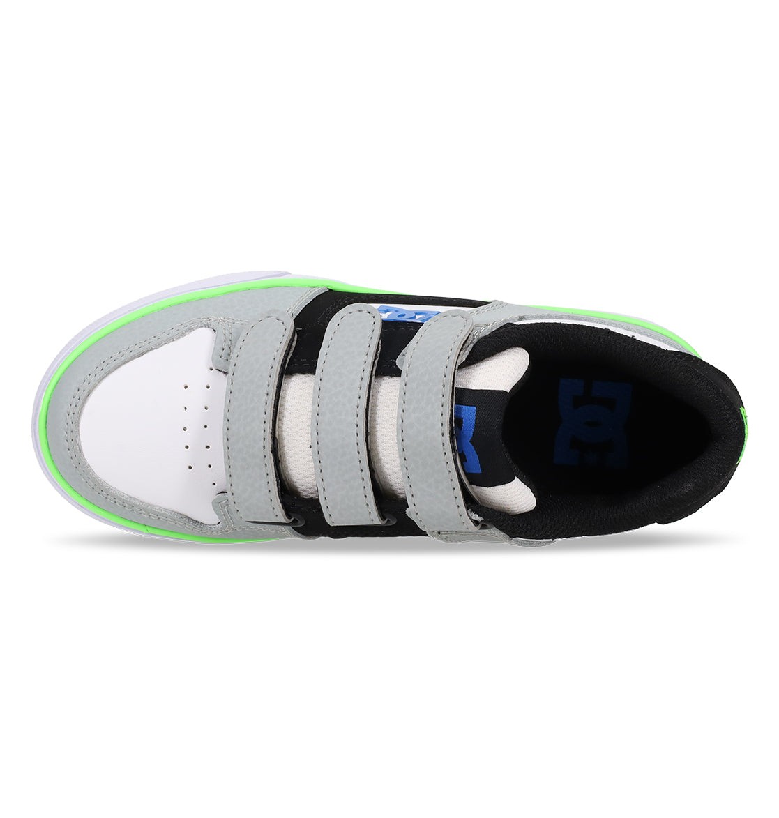 Pure Velcro Shoes - Grey/Black/Blue/Green Grey/Blk/Blue/Grn