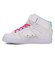 Pure Hi Top Ev Shoes - White/Pink/Blue White/Pink/Blue