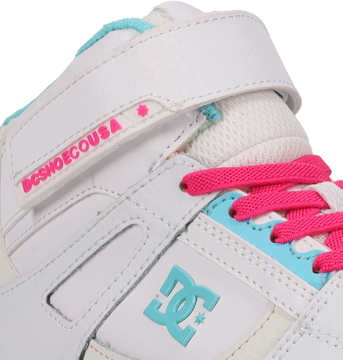 Pure Hi Top Ev Shoes - White/Pink/Blue White/Pink/Blue