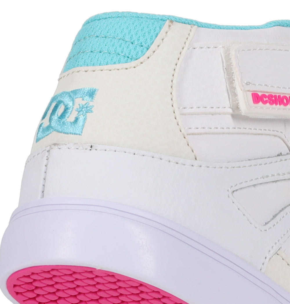Pure Hi Top Ev Shoes - White/Pink/Blue White/Pink/Blue