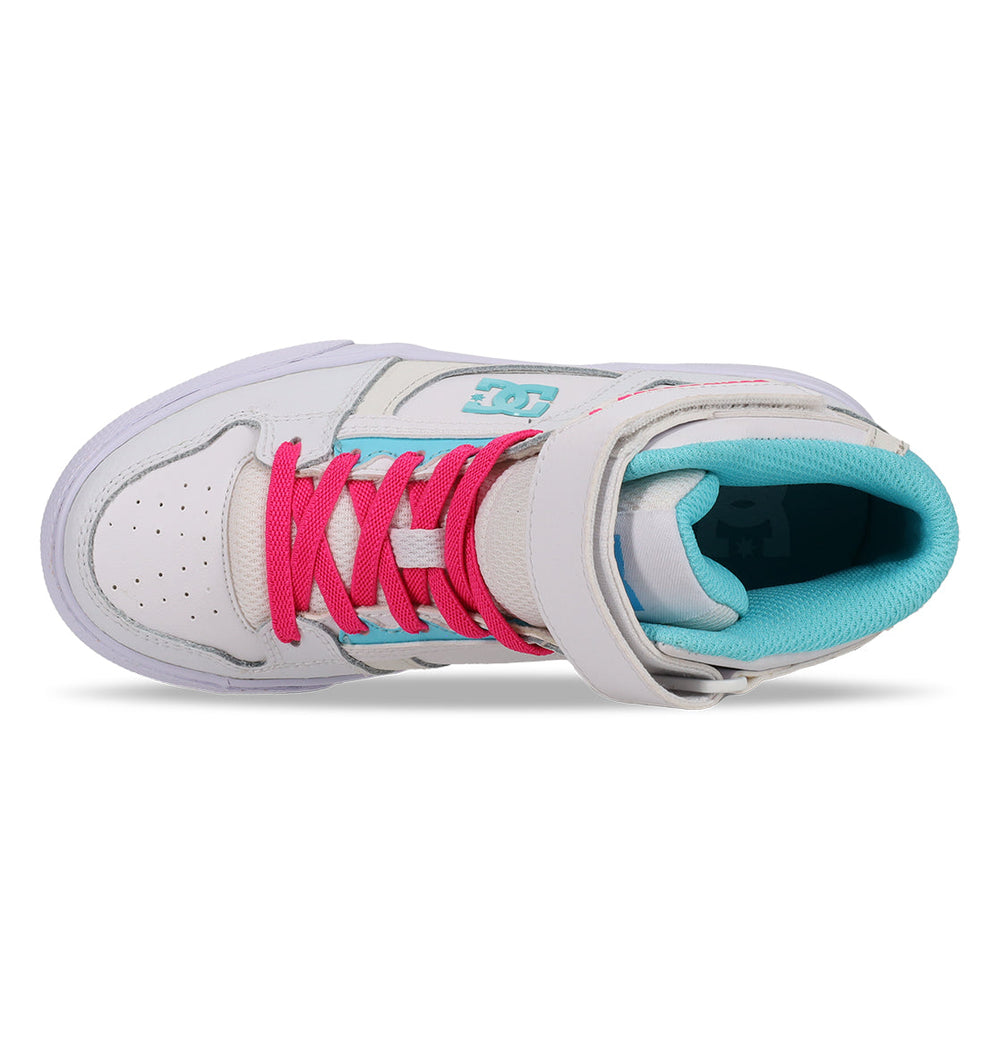 Pure Hi Top Ev Shoes - White/Pink/Blue White/Pink/Blue