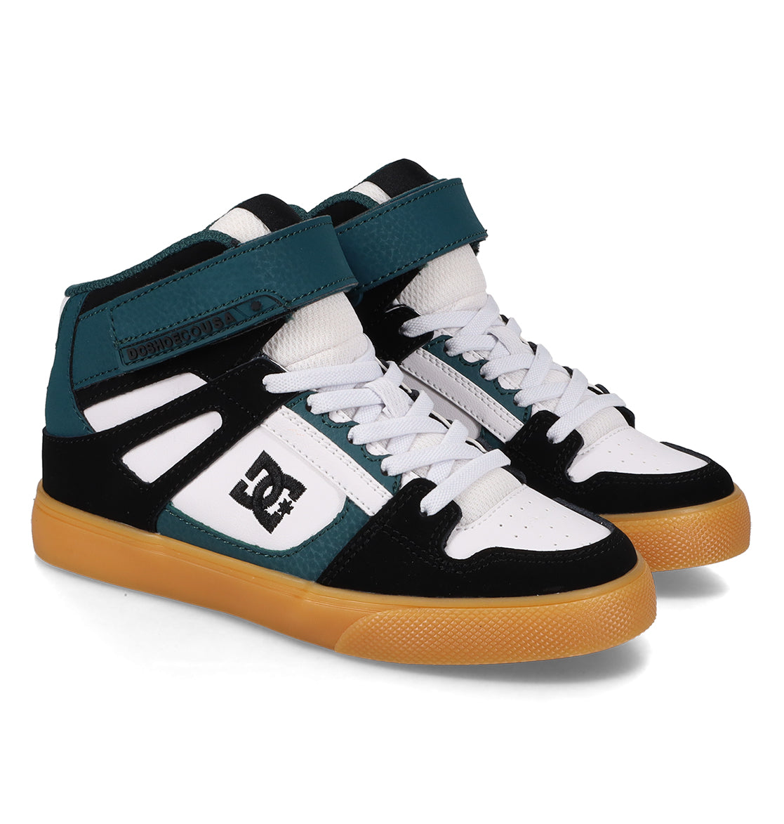Pure Hi Top Ev Shoes - Black/Green/Gum Black/Green/Gum