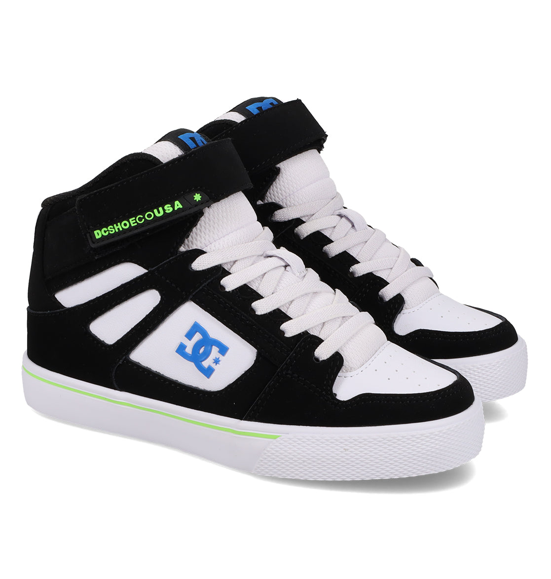 Pure Hi Top Ev Shoes - Blk/Blu/Wht Black/Blue/White