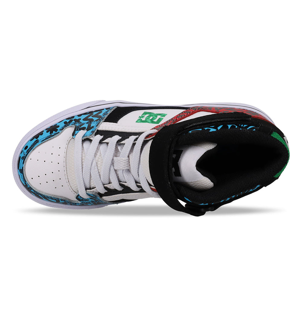 Pure Hi Top Ev Shoes - Blue/Red/White Blue/Red/White