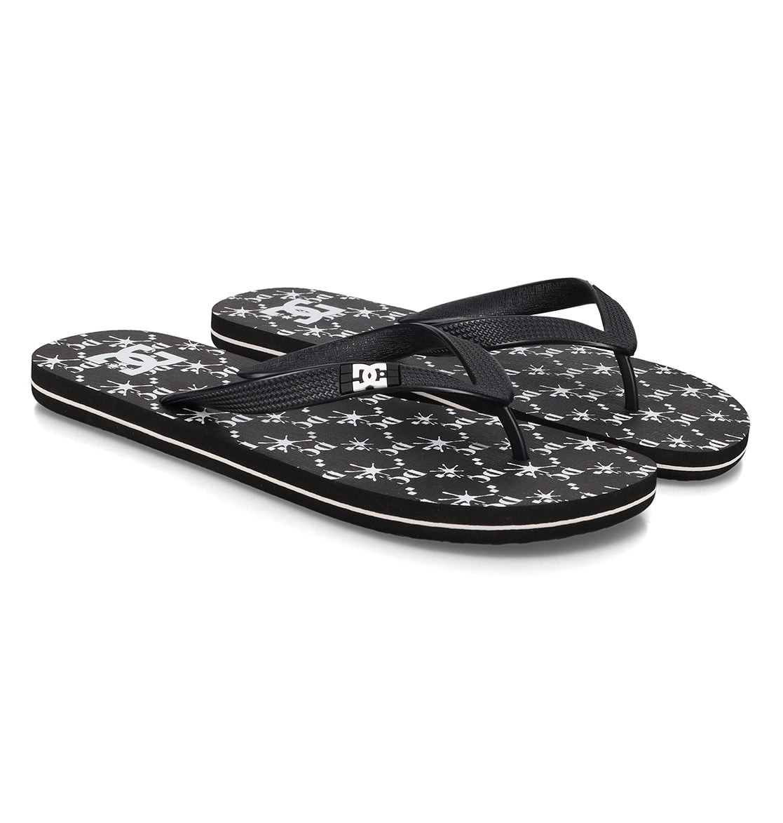 Spray Graffik Slides - Black/Wht Prt Black/White