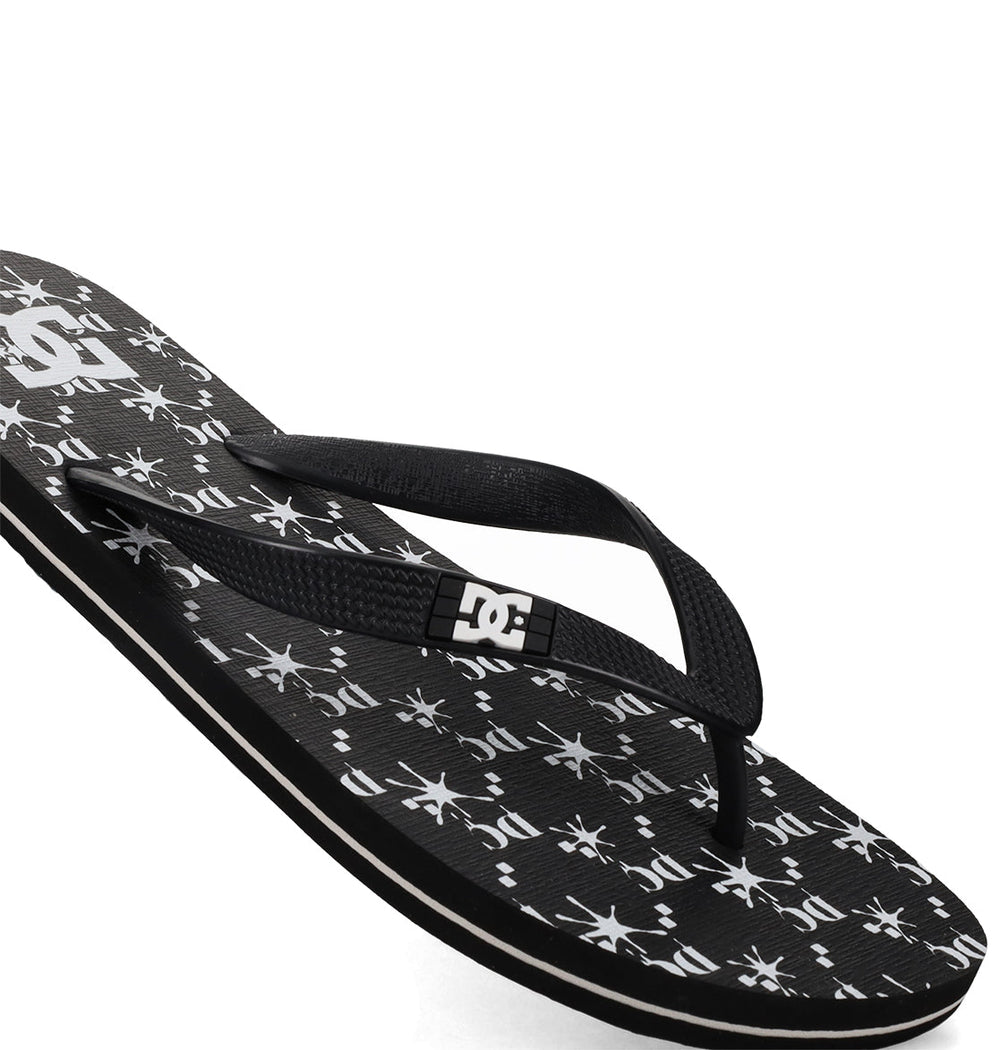Spray Graffik Slides - Black/Wht Prt Black/White