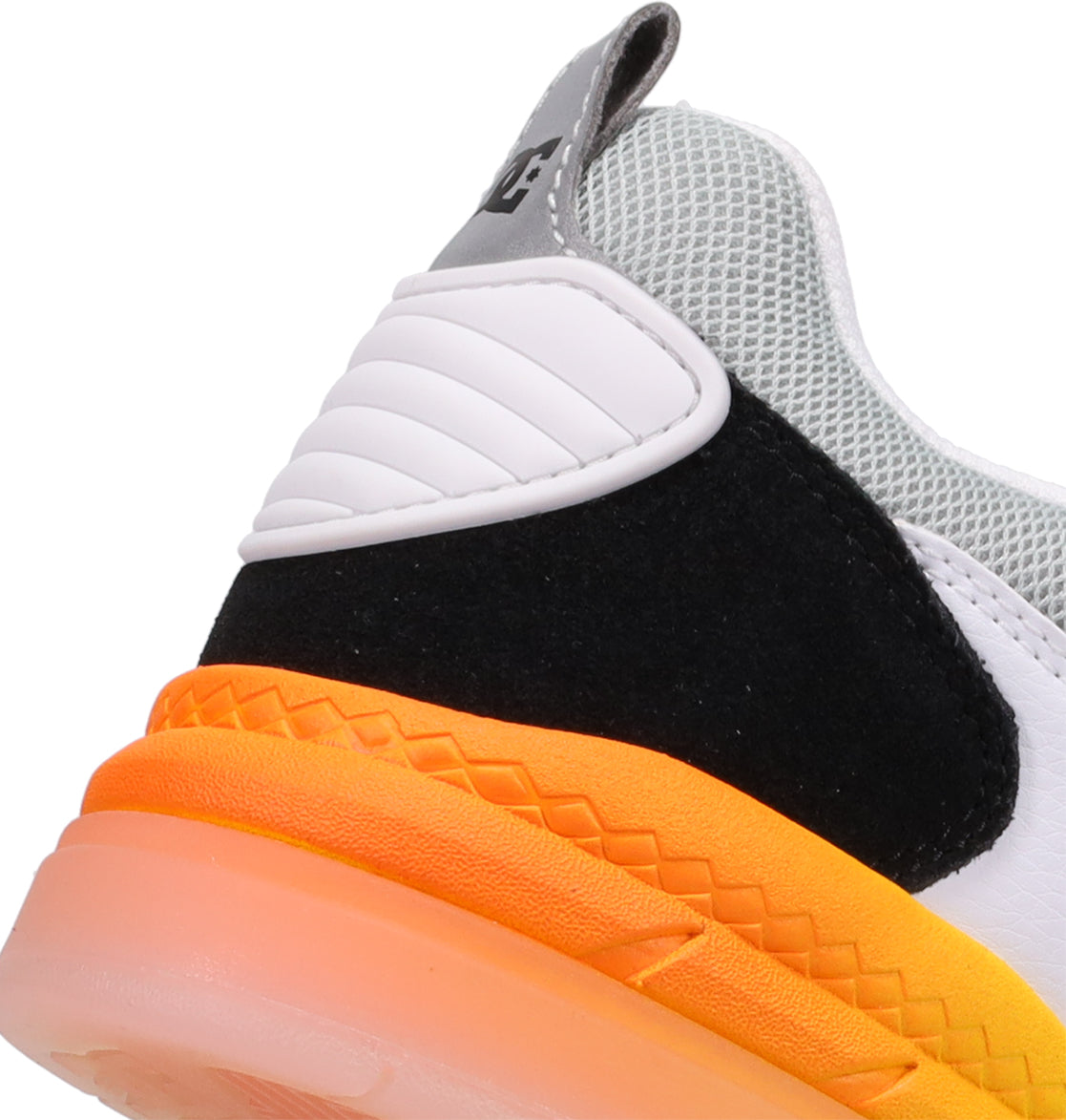 Ascend Skate Shoes - White/Black/Org White/Black/Orange
