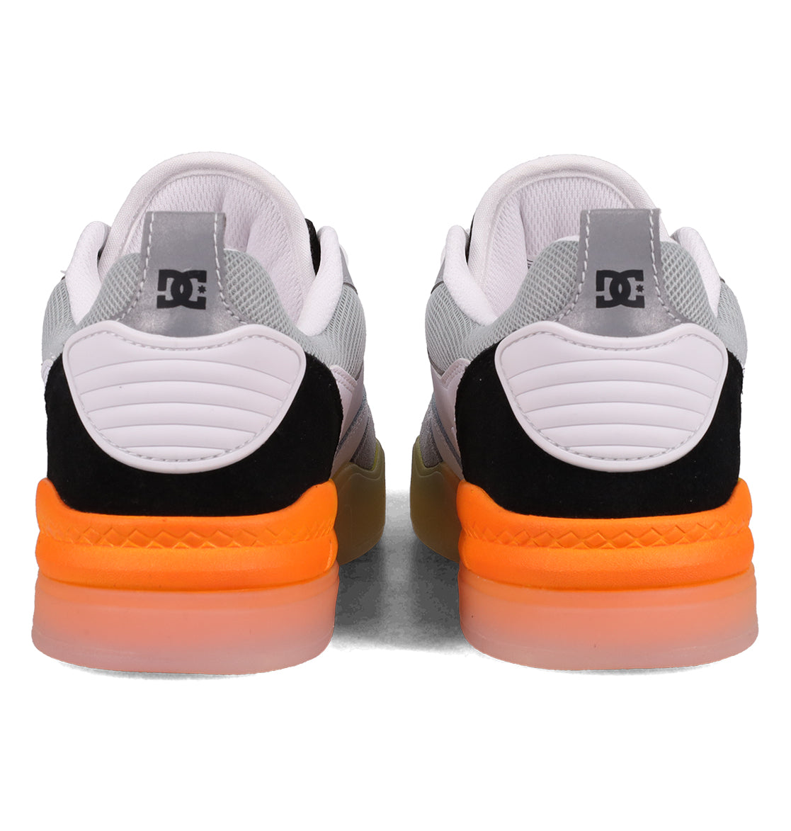 Ascend Skate Shoes - White/Black/Org White/Black/Orange