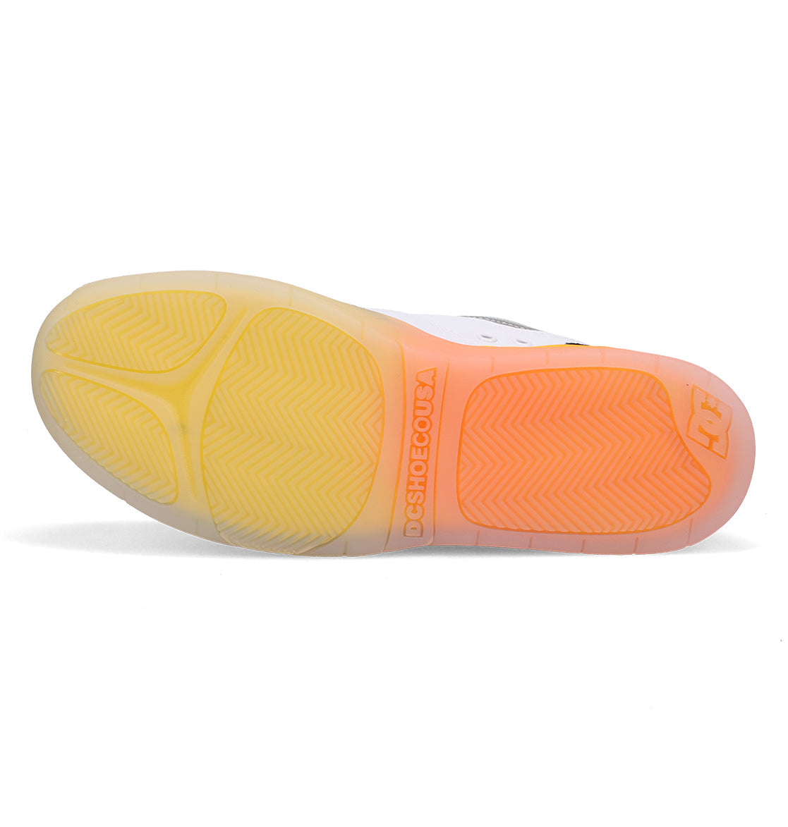 Ascend Skate Shoes - White/Black/Org White/Black/Orange