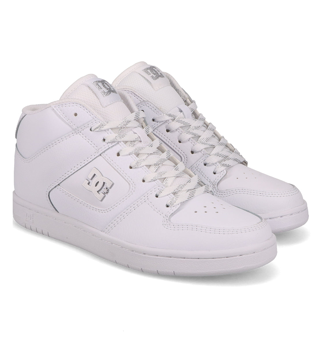 Manteca 4 Hi High-Top Shoes - Mid Wht/Wht/Slv White Silver